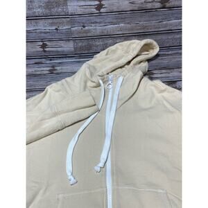 Fabletics Women’s Hooded Sweatshirt‎ Off White/Cream Size Medium